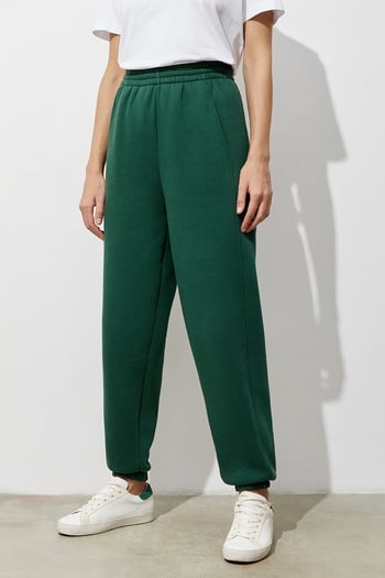 Mad Girls Green Sweatpants MG1353