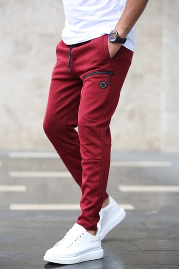 Madmext Basic Bordo Eşofman 4207