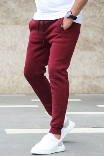 Maroon Basic Sweatpants 4210