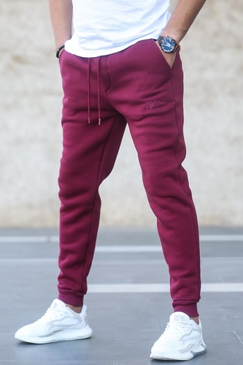 Madmext Bordo Basic Eşofman 5433