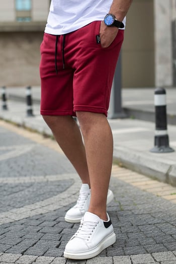 Madmext Bordo Erkek Regular Fit Şort 4842