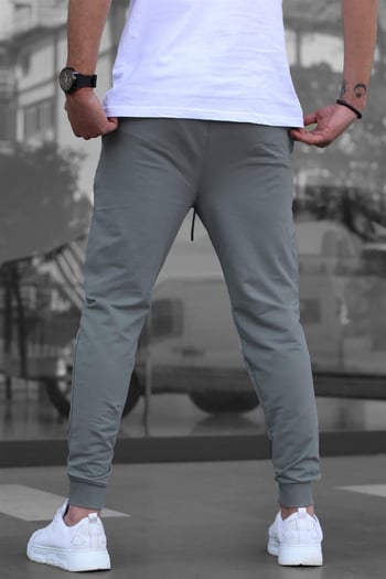 Madmext Füme Paçası Lastikli Erkek Eşofman 4821
