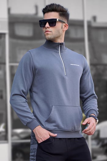 Madmext Füme Erkek Sweatshirt 5300