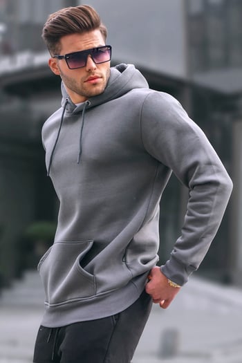 Madmext Füme Erkek Sweatshirt 5339