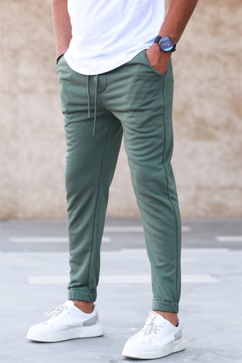 Madmext Men Plain Khaki Sweatpants 5424