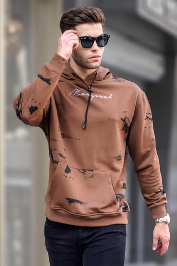 Madmext Kahverengi Erkek Sweatshirt 5291