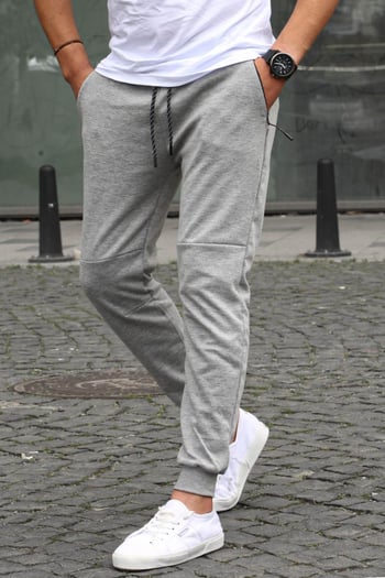 Madmext Men Gray Sweatpants 2080