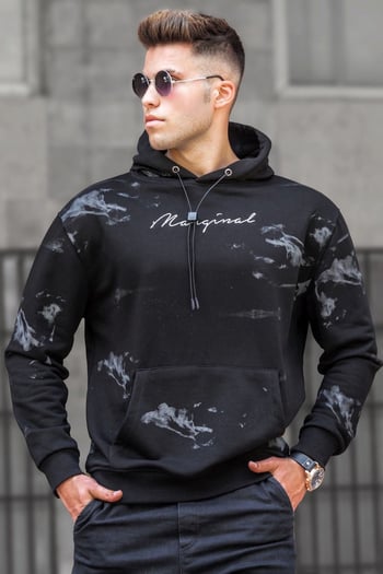 Madmext Siyah Erkek Sweatshirt 5291