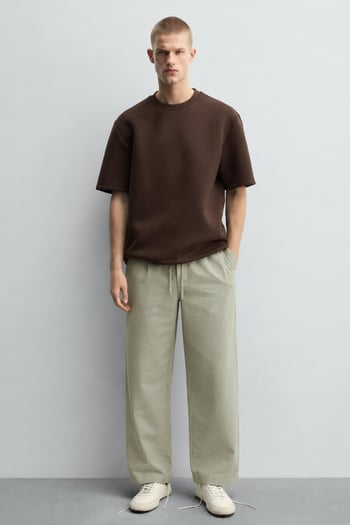 Mint Yeşili Rahat Kesim Erkek Pantolon E6561