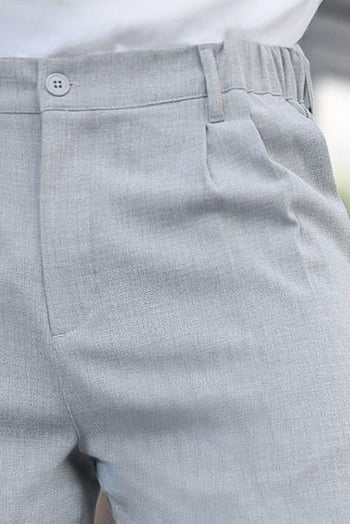 Gri Rahat Kesim Erkek Kumaş Pantolon E6577