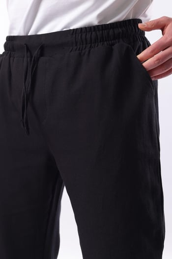 Madmext Siyah Fit Kesim Erkek Pantolon E6558