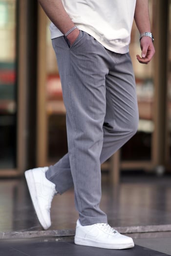 Füme Düz Paça Erkek Pantolon 6530