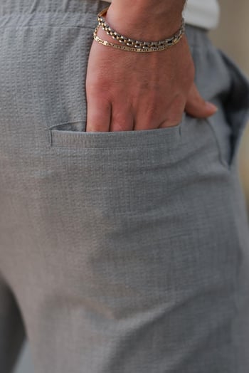 Gri Regular Fit Erkek Pantolon E6572