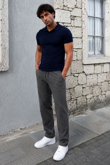 Füme Düz Paça Erkek Pantolon 6535
