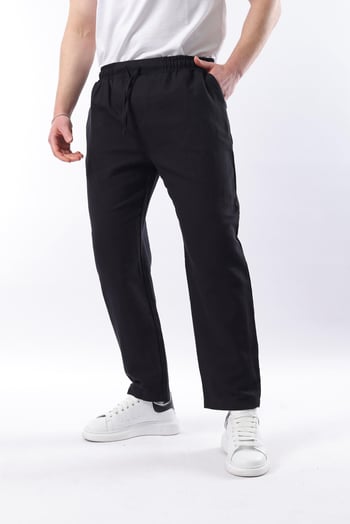 Madmext Siyah Fit Kesim Erkek Pantolon E6558