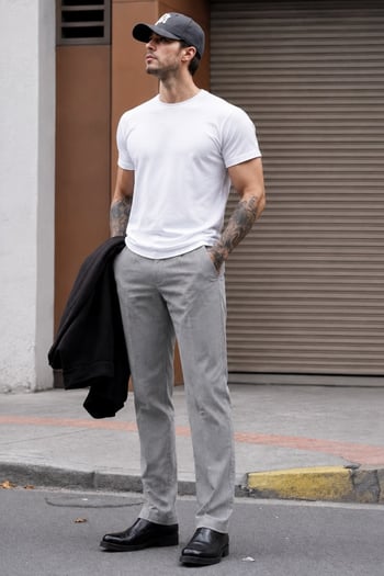 Füme Düz Paça Erkek Pantolon 6531