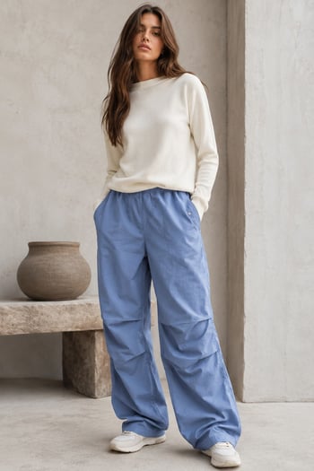 Mavi Paraşüt Jogger Kadın Pantolon MG1726