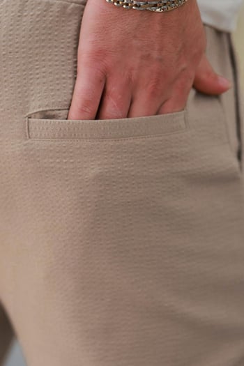 Bej Regular Fit Erkek Pantolon E6572