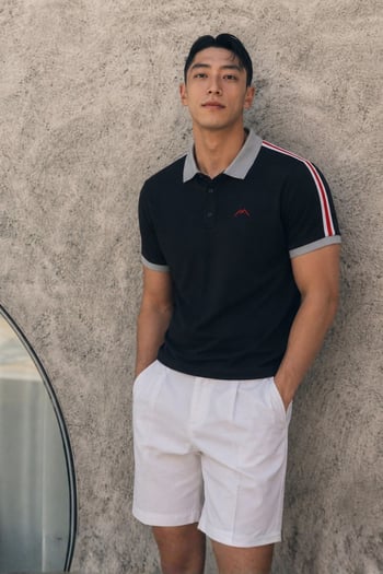 Black Polo T-Shirt 5888