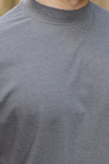 Füme Yarım Balıkçı Yaka Slim Fit Erkek Sweatshirt E7202