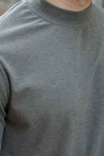 Haki Yarım Balıkçı Yaka Slim Fit Erkek Sweatshirt E7202