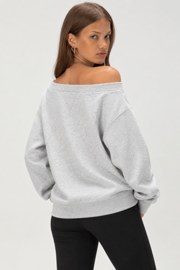 Karmelanj Kayık Yaka Kadın Sweatshirt MG2239