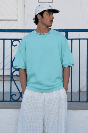 Madmext Mint Yeşili Oversize T-Shirt 5803