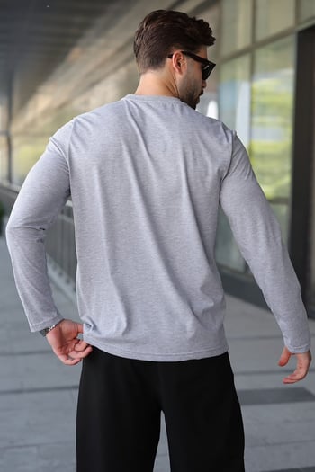 Grimelanj %100 Pamuklu Slim Fit Erkek Tişört E7187