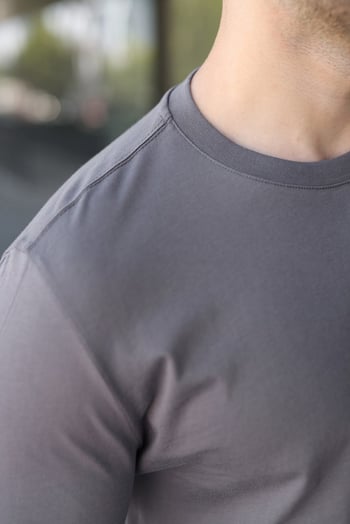 Füme %100 Pamuklu Slim Fit Erkek Tişört E7187