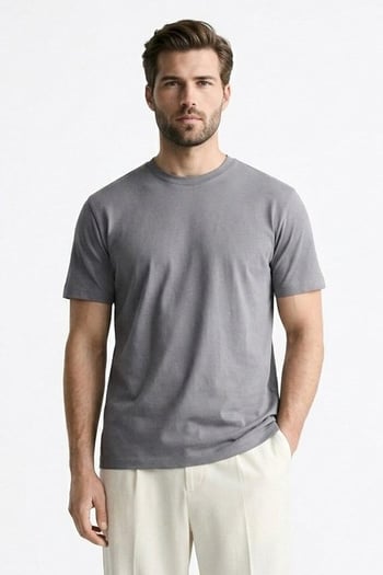 Füme Regular Fit Basic Erkek Tişört 6131