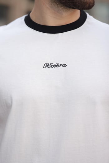Ekru Baskılı %100 Pamuklu  Erkek T-shirt E7135