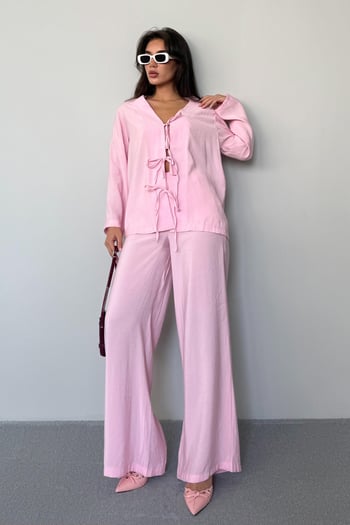 Pembe Önü Bağlamalı Alt Üst Takım Mg2473