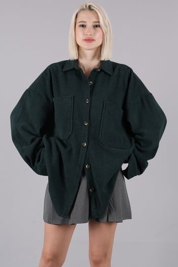 Green Oversized Overshirt MG1562
