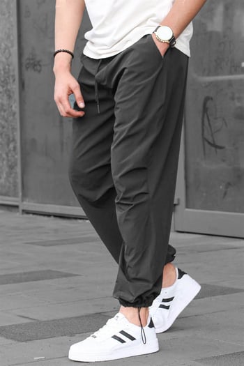 Antrasit Regular Fit Erkek Paraşüt Pantolon 6504
