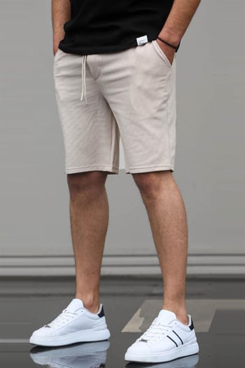 Bej Basic Erkek Şort 5438