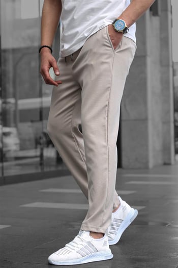 Bej Relaxed Erkek Pantolon 6510