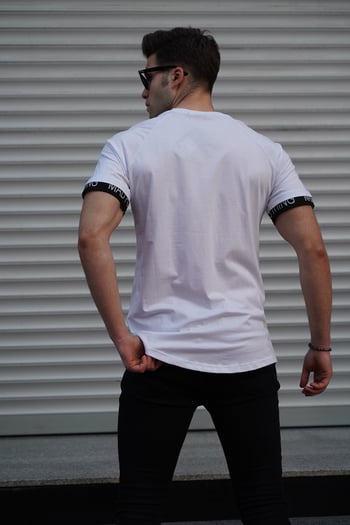 Men Basic White T-Shirt