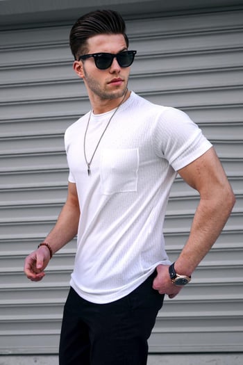 Beyaz Basic Triko Tişört