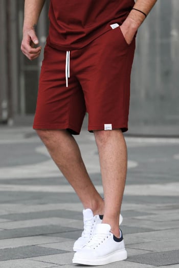Bordo Basic Erkek Şort 6501