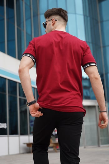 Bordo Basic Erkek Tişört