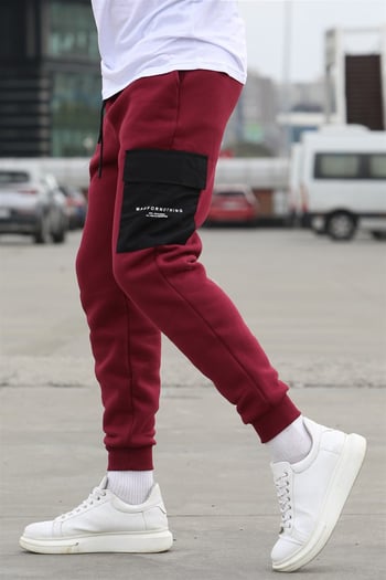 Maroon Jogger Sweatpants 5475