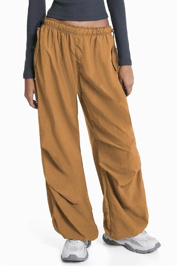 Camel Paraşüt Jogger Kadın Pantolon MG1726