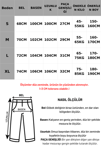 Siyah Barrel Fit Kadın Eşofman Altı MG2553