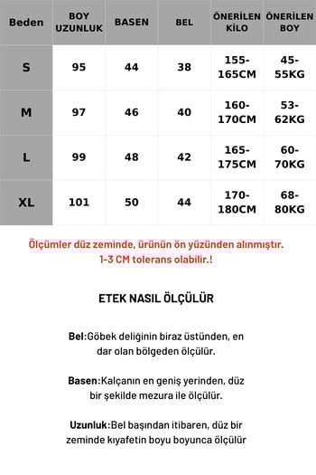 Siyah Saten Midi Boy Şık Kadın Etek MG2637