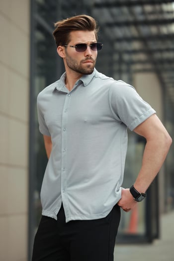 Mavi Basic Kısa Kollu Erkek Gömlek E6760