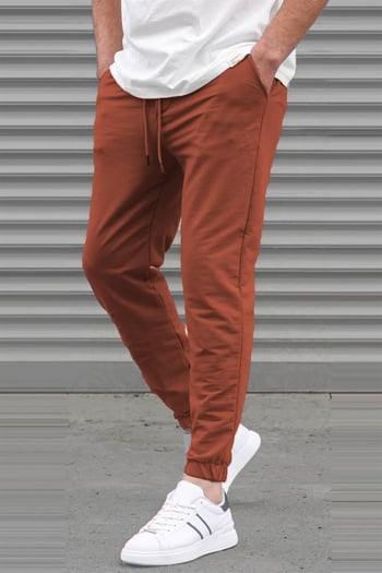 Kiremit Basic Paçası Lastikli Erkek Eşofman 5494