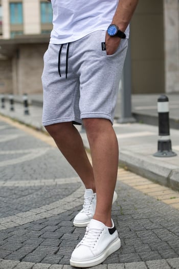 Madmext Men Gray Shorts 4842