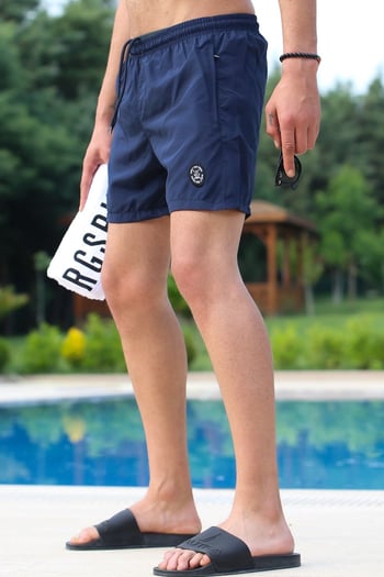 Madmext Lacivert Basic Deniz Şortu 4262