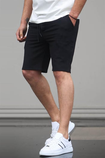 Madmext Men Black Shorts 5438