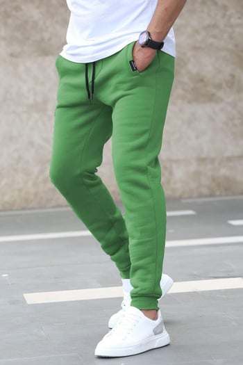 Green Basic Sweatpants 4210